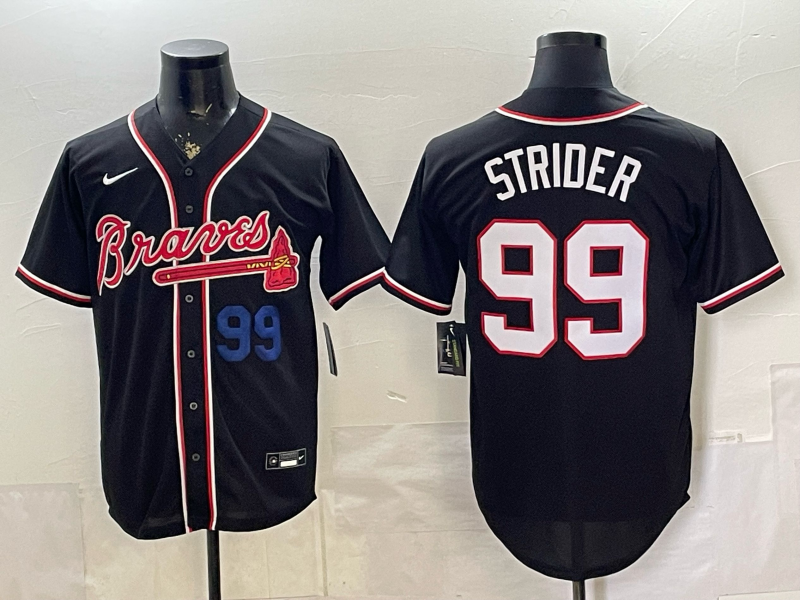Men Atlanta Braves #99 Strider blue Nike 2026 Jersey 070104->atlanta braves->MLB Jersey
